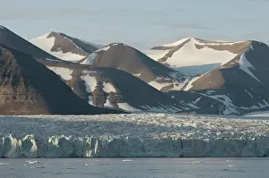 Retreating: Norway, Svalbard Archipelago, Spitsbergen