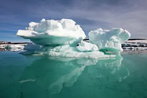 Edgeoya: Norway, Svalbard, Edgeoya Island, Icebergs
