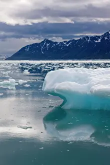Krossfjorden: Norway, Svalbard, Spitsbergen, Icebergs
