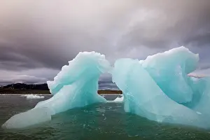 Nordfjorden: Norway, Svalbard, Spitsbergen Island, Blue