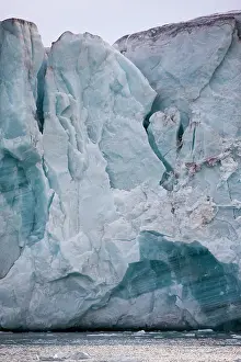 Nordfjorden: Norway, Svalbard, Spitsbergen Island, Blue