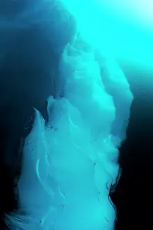 Nordaustlandet: Norway, Svalbard, Underwater view of glacial