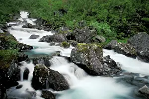 Exposure: Norway, Trollsteingen. Waterfall detail
