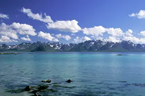 Vesteralen: Norway, Vesteralen Islands, Kleiva. Mountainscape