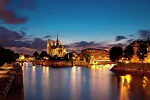 Spire: Notre Dame, River Seine and Ile de la Cite