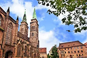 Nuremberg: Nuremberg, Germany, Church towers of Sebalduskirche