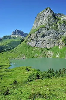 Glarus: Oberblegisee Mountain Lake