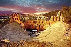 Times: Odeon of Herodes Atticus, an amphitheater on the