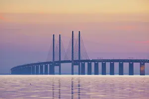 Seascapes: Oeresund railway and dual carriageway bridge-tunnel