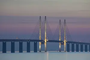 Seascapes: Oeresund railway and dual carriageway bridge-tunnel