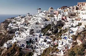 Whitewashed: Oia village