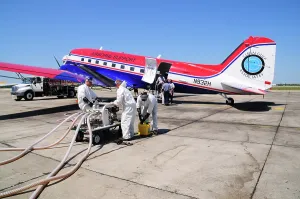 Plane: Oil dispersant operations