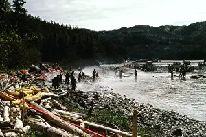 Tanker: Oil Spill - clean up after Exxon Valdez, oil tanker