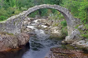 Curved: Old curved stone bridge, Carrbridge, Strathspey