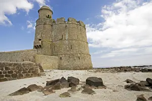 Forts: Old medieval Fort Vauban fortified tower Ile de