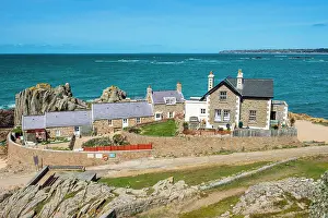 Corbiere: Old stone house at the La Corbiere lighthouse, Jersey