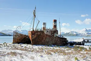 Wrecks: Old Whaling boats at Grytviken
