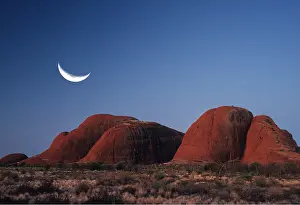 Minutes: The Olgas, Uluru N.P. a few minutes after sunset