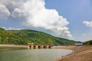 Fisherman: The Olt gorge through the Carpathian mountains