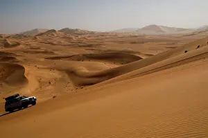 Oman: Oman, Rub Al Khali desert, driving on the