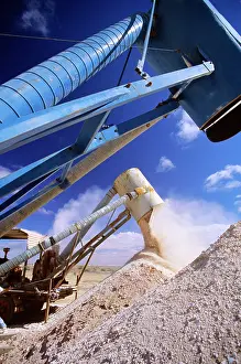 Blower: Opal mining blower in use Coober Pedy