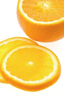 Slices: Orange half & slices