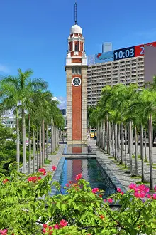Railway: Original Clock Tower of former Kowloon Station, Tsim Sha Tsu