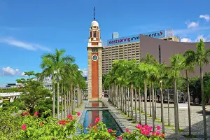 Railway: Original Clock Tower of former Kowloon Station, Tsim Sha Tsu