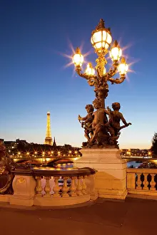 Railing: Ornate lamppost from Pont Alexandre III
