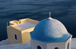 Cyclades: An Orthodox Church near the sea, Oia Santorini