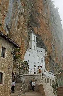 Built: Ostrog Monastery built in rock, near Danilovgrad
