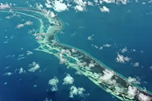 Reclamation: Outer reef with large dredged sand areas for land