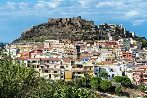 Townsmall: Overlook over Castelsardo, Sardinia, Italy, Europe