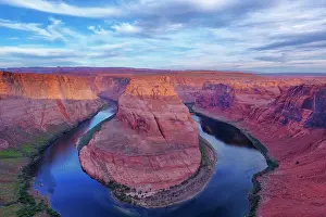 Oxbow: Overlook at Horseshoe Bend on the Colorado