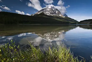 Columbi: Overview of Wapta Lake, Canada, British Columbi