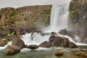 Thingvellir: Oxarafoss Waterfall
