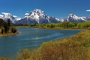 Tetons: Oxbow Bend - on the Snake River in June Grand Teton