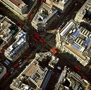 Westminster: Oxford Circus, a busy intersection of Regent Street