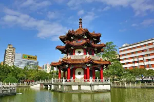 300517: Pagoda in the 228 Peace Memorial Park in Taipei, Taiwan