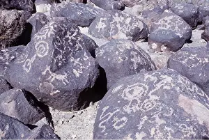 Bonnie Weisser: PAINTED ROCK - Petroglyph Detail