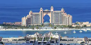 Home: The Palm Jumeirah with Atlantis Hotel Panorama artificial