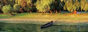 Danube: Panorama of Channel in the Danube Delta