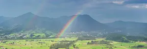 Prismatic: Panorama from the Granten over the Illertal with