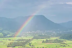 Prismatic: Panorama from the Granten over the Illertal with