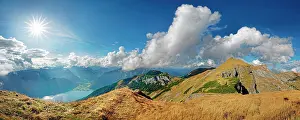 Brandenberg: Panorama at the ridge of the Dalfazer W&, x4ba4;e