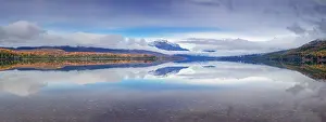 Mcdonald: Panoramic of Lake McDonald in late autumn