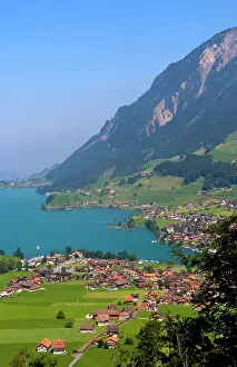 Bachmann: Panoramic from above mountain of beautiful