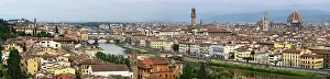 Vecchio: Panoramic view of Florence, Italy along