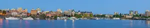 Watercraft: Panoramic view of the inner harbour of Victoria