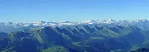 Filled: Panoramic view from Mt Saentis to the Churfirsten